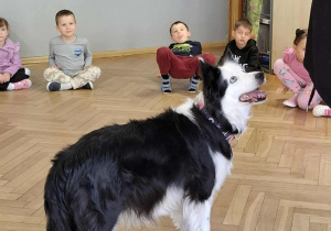 Prowadzący tłumaczy zasady zabawy