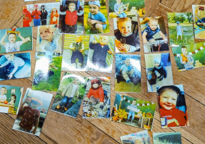 Zdjęcia z różnych okresów życia Jubilata.