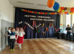 Udział w Festiwalu "Na ludową nute" w PM 155 w Łodzi
