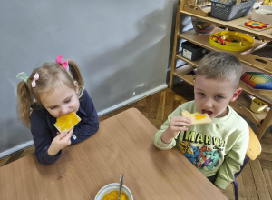 Degustacja dżemu dyniowego