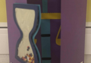 Zdjęcie przedstawia pracę dziecka i rodzica.