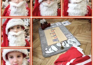 Zdjęcia dzieci w przebraniu Mikołaja
