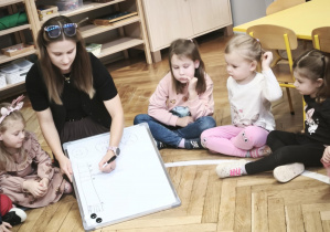 Prowadząca wyjaśnia ze emocję są odczuwane inaczej u każdego