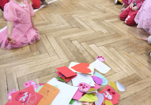 Wręczanie walentynek