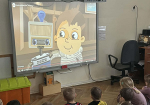 Oglądanie filmu edukacyjnego pt. " Mój przyjaciel Necio"