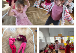 Na zdjęciach widzimy dzieci, które wykonują różne zadania.