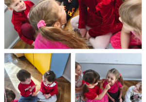 Na zdjęciach widzimy dzieci, które wykonują różne zadania.