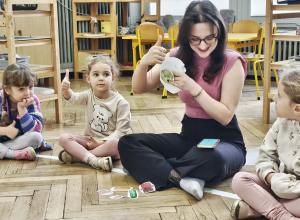 Odwiedziny wolontariuszek z Fundacji Ferso