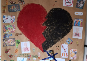 płakat, Decyzja należy do ciebie, nie pal przy mnie