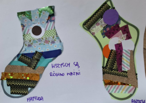 kolorwe skarpety - wszyscy są równoważni