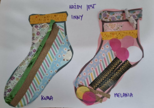 kolorwe skarpety - każdy jest inny