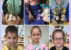 Zdjęcia dzieci ze stroikami