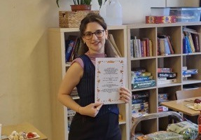 wolontariuszka Fidan z Azerbejdżanu