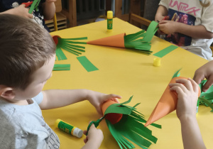 Praca plastyczna - marchewka