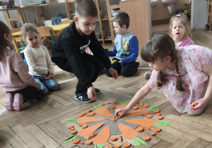 Marchewkowa mandala z ciekawostkami