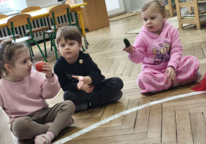 Oglądanie, wąchanie warzyw