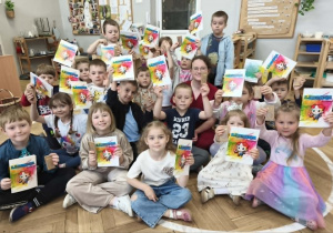 Zdjęcie grupowe z mamą Grzesia
