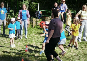 Zabawy sportowe na pikniku