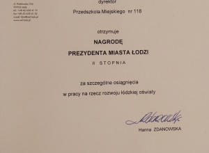 Nagroda Prezydenta Miasta Łodzi